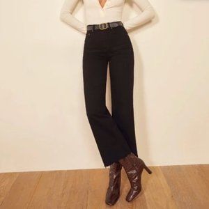 Reformation Stretch Flood Jeans, Size 27